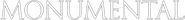 Logo of Monumental: In Search of America's National Treasure image size 3135x340