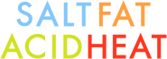 Logo of Salt Fat Acid Heat image size 585x210