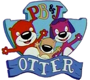 Logo of PB&J Otter image size 391x347