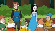 Backdrop of Snow White and the Seven Dwarfs image size 1781x1000