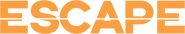 Logo of Escape image size 1274x235