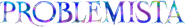 Logo of Problemista image size 2379x341