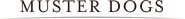Logo of Muster Dogs image size 2154x221