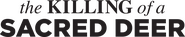Logo of The Killing of a Sacred Deer image size 1837x371