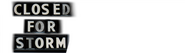 Logo of Closed for Storm image size 4319x1243