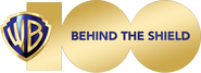 Logo of WB 100th Behind the Shield image size 3562x1284