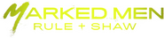 Logo of Marked Men: Rule + Shaw image size 2426x565