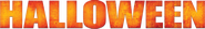 Logo of Halloween image size 4296x638
