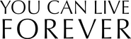 Logo of You Can Live Forever image size 4076x1232