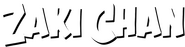 Logo of Zaki Chan image size 1267x319