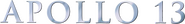 Logo of Apollo 13 image size 782x102