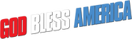 Logo of God Bless America image size 782x233