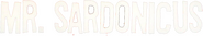 Logo of Mr. Sardonicus image size 774x136