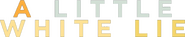 Logo of A Little White Lie image size 784x156