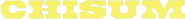 Logo of Chisum image size 1096x114