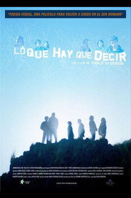 Lo que hay que decir poster
