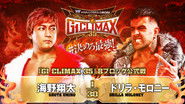 Backdrop of NJPW G1 Climax 35: Day 2 image size 3840x2160