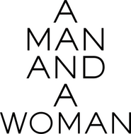 Logo of A Man and a Woman image size 1188x1217