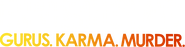 Logo of Krishnas: Gurus. Karma. Murder. image size 1710x438