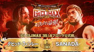 Backdrop of NJPW G1 Climax 35: Day 2 image size 3840x2160