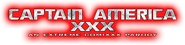 Logo of Captain America XXX： An Extreme Comixxx Parody image size 1163x283