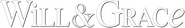 Logo of Will & Grace image size 784x117