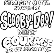 Logo of Straight Outta Nowhere: Scooby-Doo! Meets Courage the Cowardly Dog image size 1224x1194