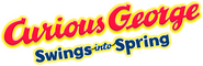 Logo of Curious George Swings Into Spring image size 2524x821