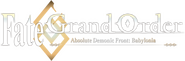 Logo of Fate/Grand Order Absolute Demonic Front: Babylonia image size 795x262