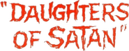 Logo of Daughters of Satan image size 800x318