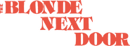 Logo of The Blonde Next Door image size 1077x386