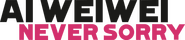 Logo of Ai Weiwei: Never Sorry image size 4319x924