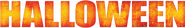 Logo of Halloween image size 1274x190