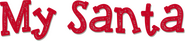 Logo of My Santa image size 4185x925