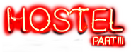 Logo of Hostel: Part III image size 1397x551