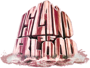 Logo of Island of Blood image size 389x294