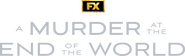 Logo of A Murder at the End of the World image size 4257x1300
