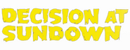 Logo of Decision at Sundown image size 800x310
