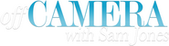 Logo of Off Camera with Sam Jones image size 1273x349