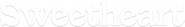 Logo of Sweetheart image size 1675x242