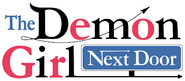 Logo of The Demon Girl Next Door image size 697x306