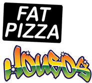 Logo of Fat Pizza vs Housos image size 597x538