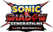 Logo of Sonic x Shadow Generations: Dark Beginnings image size 1131x685