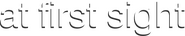 Logo of At First Sight image size 817x161