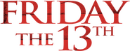 Logo of Friday the 13th image size 3308x1299