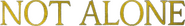 Logo of Not Alone image size 780x109