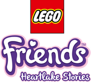 Logo of LEGO Friends Heartlake Stories image size 989x887
