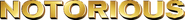 Logo of Notorious image size 2032x216