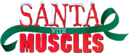 Logo of Santa with Muscles image size 681x282