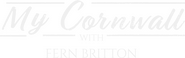 Logo of My Cornwall with Fern Britton image size 1447x455